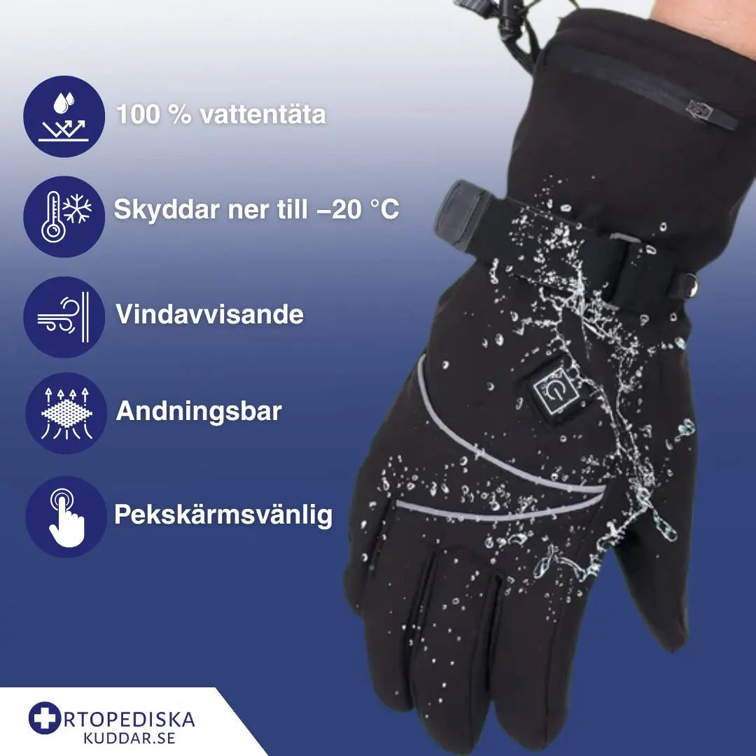Värmehandskar – Uppladdningsbara Elektriska Vinterhandskar mot Kyla