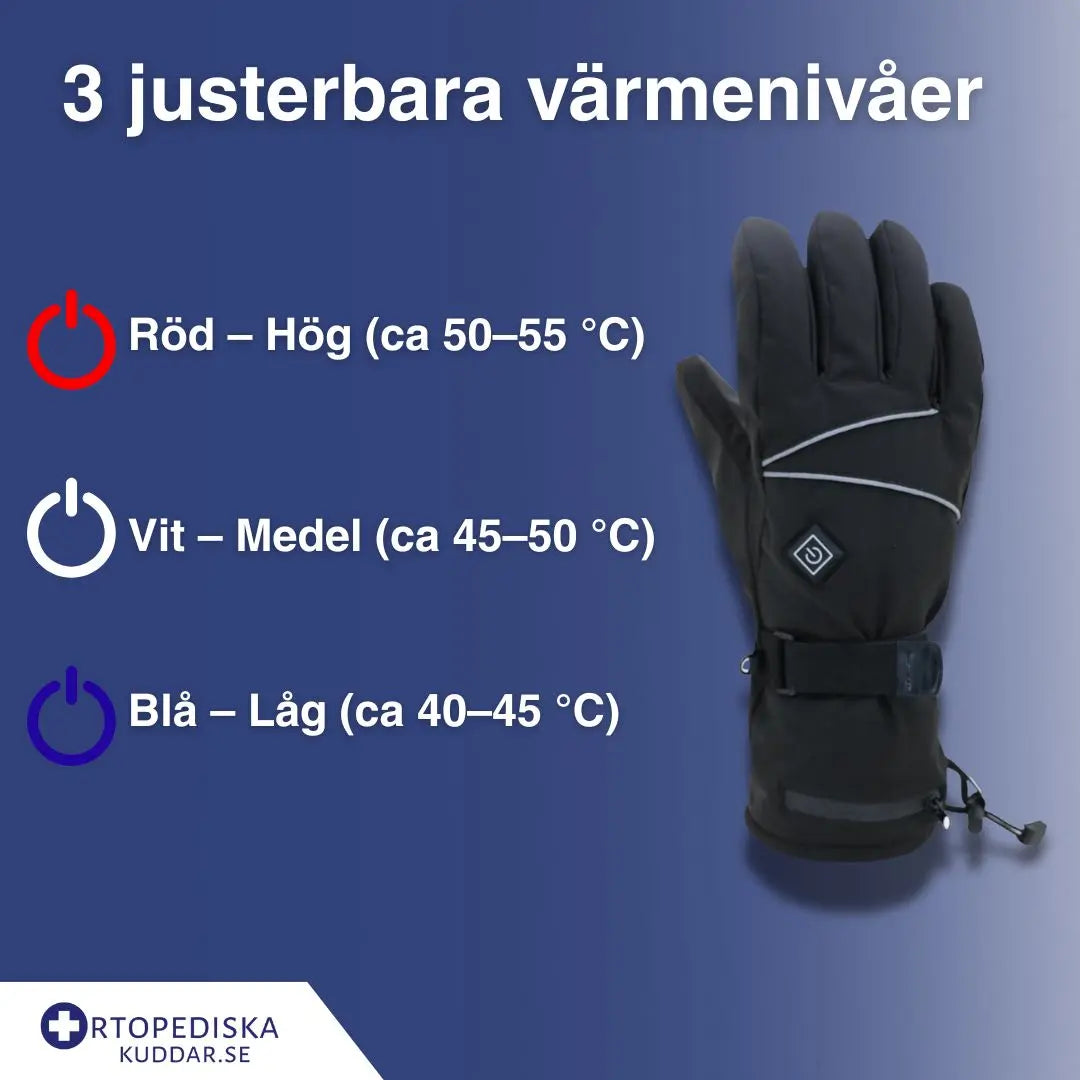Värmehandskar – Uppladdningsbara Elektriska Vinterhandskar mot Kyla