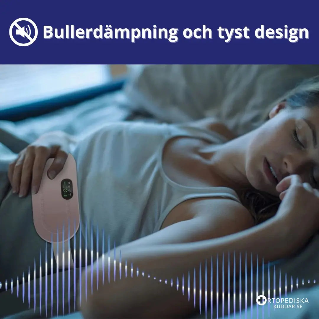 Värmekudde för Mensvärk & Ryggsmärta, Uppladdningsbar med Massage & Avlastning
