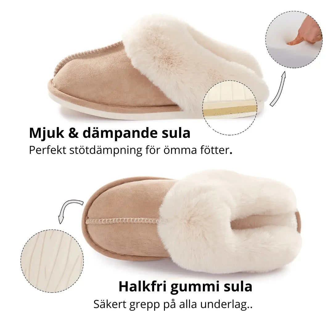 Varmfodrade Innetofflor – Mjuka Plyschtofflor mot Kalla Fötter under Vintern