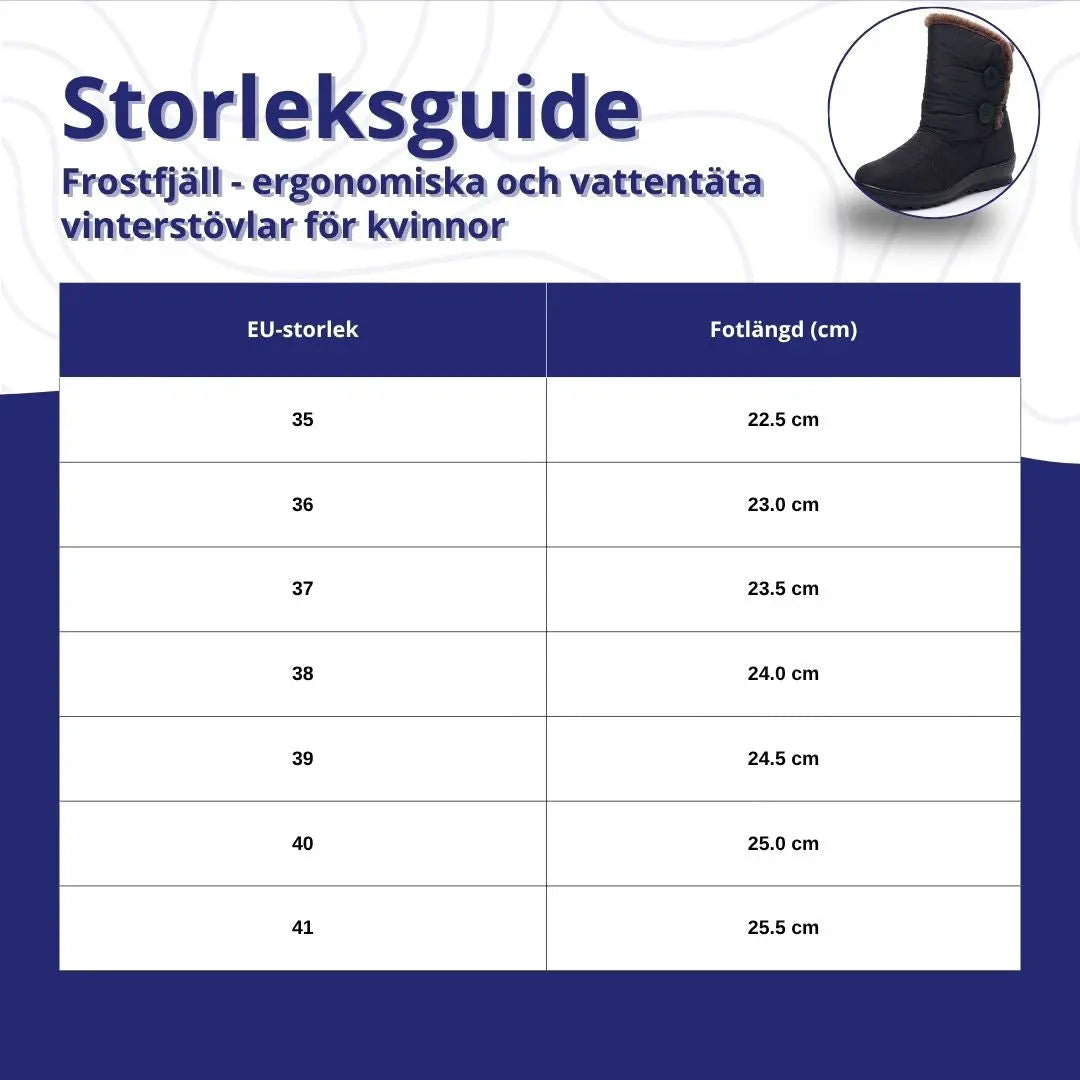 Vattentäta vinterstövlar för kvinnor – Ergonomiska och varma för kalla vinterdagar